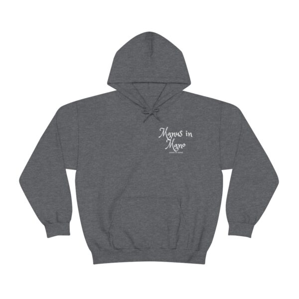 Manus in Mano Hoodie, Latin Phrases, Inspirational Quote, Urban Streetwear, Pop Culture, Mens Hoodie, Womens Hoodie, Urban Clothing - Image 2