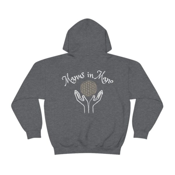 Manus in Mano Hoodie, Latin Phrases, Inspirational Quote, Urban Streetwear, Pop Culture, Mens Hoodie, Womens Hoodie, Urban Clothing - Image 3