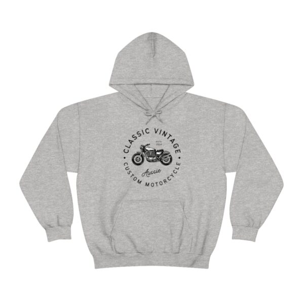 Classic Motorcycle Hoodie, Motorcycle Hooded Sweatshirt, Vintage Motorcycle Hoodie - Image 7