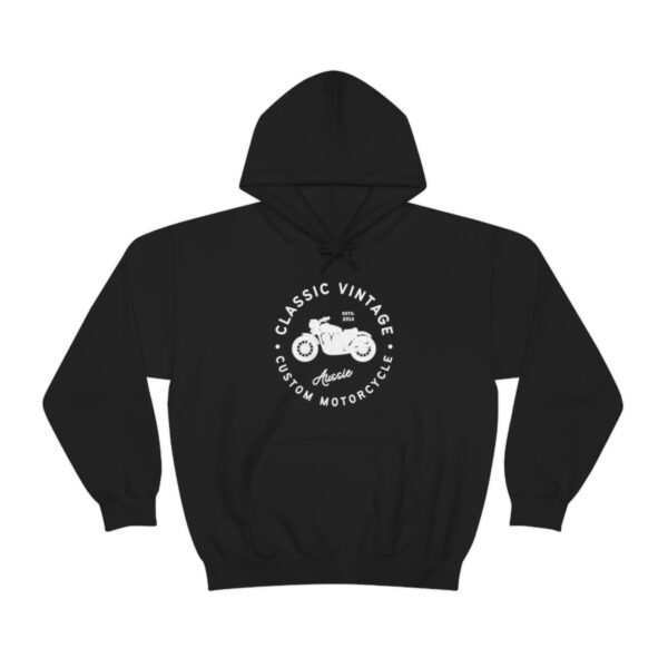 Classic Motorcycle Hoodie, Motorcycle Hooded Sweatshirt, Vintage Motorcycle Hoodie - Image 5