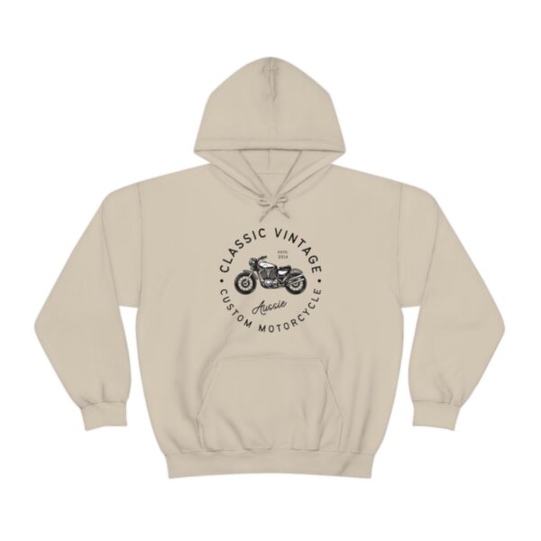 Classic Motorcycle Hoodie, Motorcycle Hooded Sweatshirt, Vintage Motorcycle Hoodie - Image 6