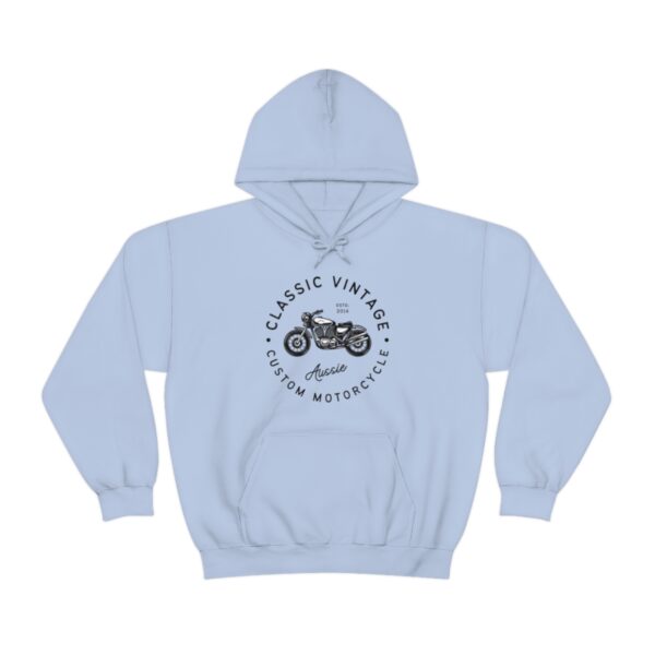 Classic Motorcycle Hoodie, Motorcycle Hooded Sweatshirt, Vintage Motorcycle Hoodie - Image 9