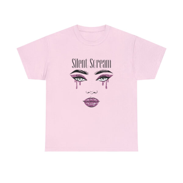 Silent Scream, Unique shirt design, Gift for her, Gift For Him, Quirky shirt, Minimalist Shirt, Mother's Day Gift - Image 9