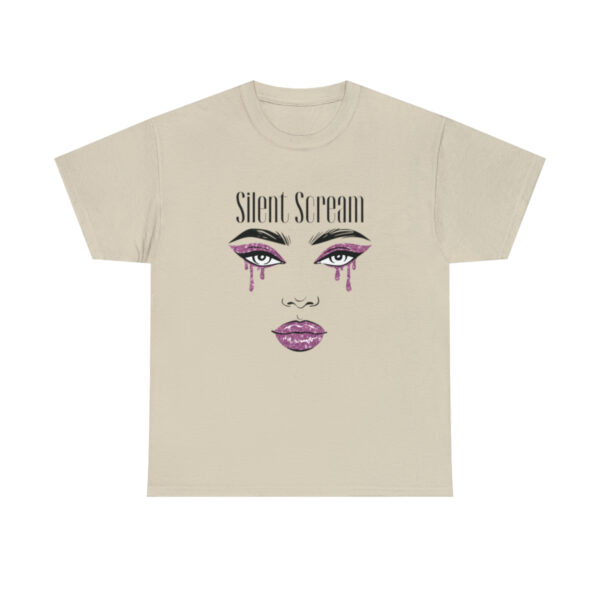 Silent Scream, Unique shirt design, Gift for her, Gift For Him, Quirky shirt, Minimalist Shirt, Mother's Day Gift - Image 4