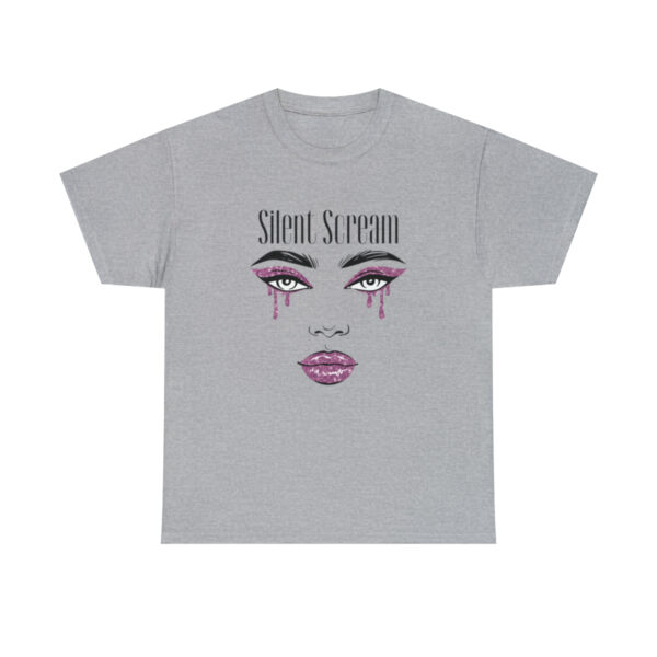 Silent Scream, Unique shirt design, Gift for her, Gift For Him, Quirky shirt, Minimalist Shirt, Mother's Day Gift - Image 6