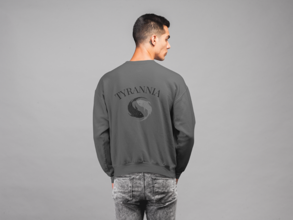 Tyrannia Empowering Sweatshirt Tyranny Of The Minority Latin Phrase Minimal Inspirational Urban Streetwear Cozy Winter Pullover - Image 4