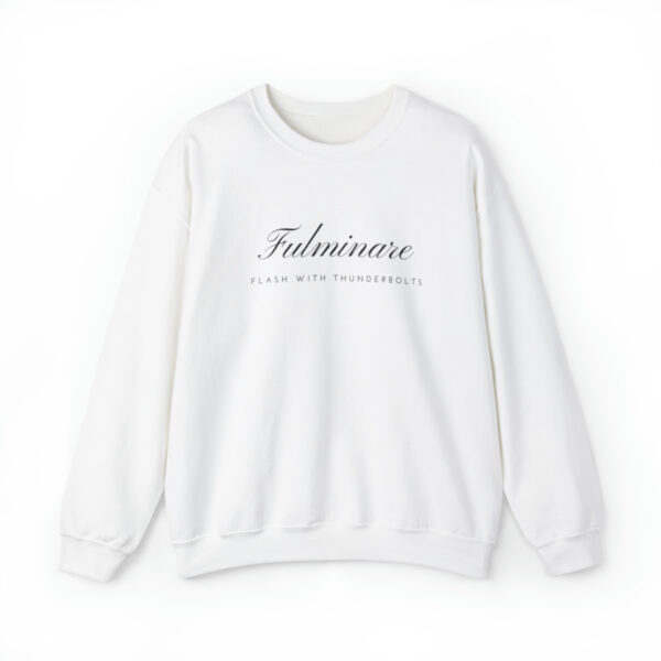 Fulminare Crewneck Sweatshirt, Latin Phrases, Inspirational Quote, Urban streetwear Pullover, Street wear Jumper - Image 7