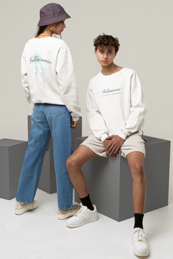 Fulminare Crewneck Sweatshirt, Latin Phrases, Inspirational Quote, Urban streetwear Pullover, Street wear Jumper - Image 16