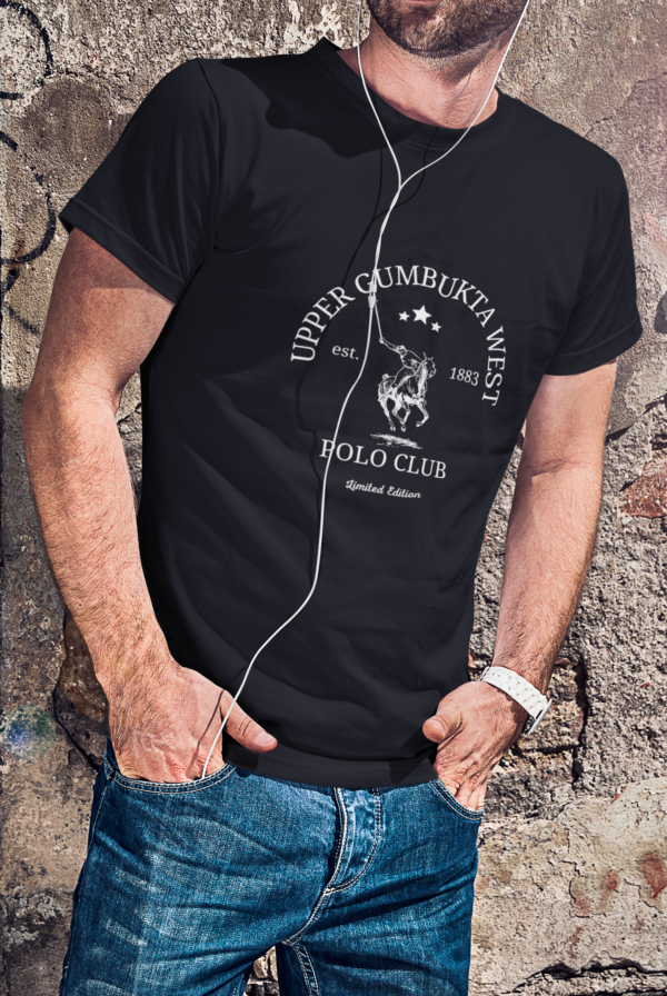 Polo Club Tshirt, Horse Shirt, Upper Gumbukta West Tee, Mens T-shirt, Horse Sports, Fathers Day Gift, Graphic, Unisex Softstyle - Image 4