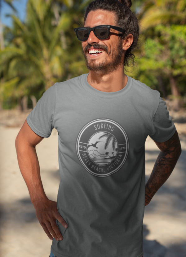 Surfing Bells Beach, Surfing T Shirt, Surfing Surfboard Tee, Beach VibesTshirt, Summer Shirt