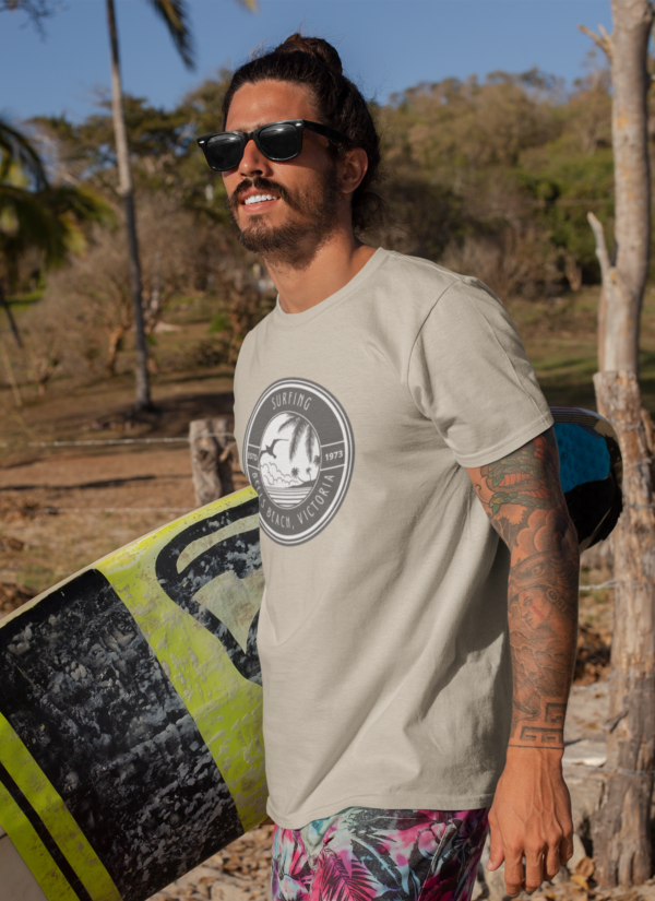 Surfing Bells Beach, Surfing T Shirt, Surfing Surfboard Tee, Beach VibesTshirt, Summer Shirt - Image 2
