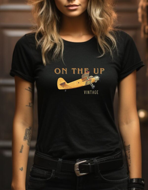 Aeroplane TShirt, Plane, Flying tshirt, Pilot Tee, On The Up, Airplane shirt, Flight tshirt, Vintage, Gift, Gift For Him