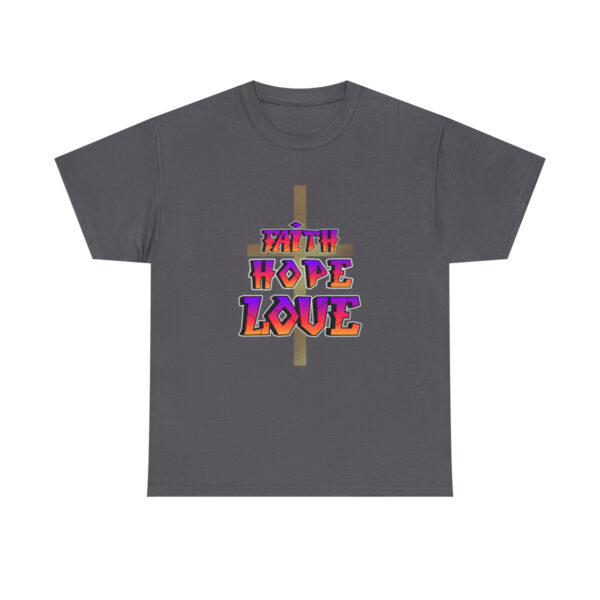 Faith Hope Love, The Cross Tshirt, Christian Shirt, Christianity Tee, Christian Inspirational, Gift For Her, Gift For Him, - Image 8