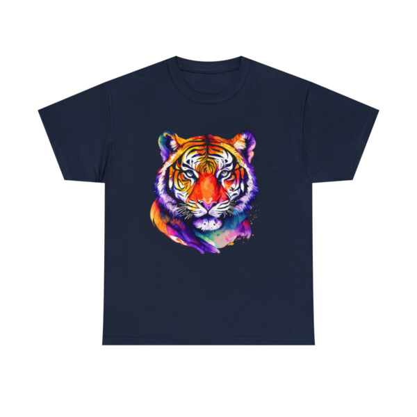 Animal Tiger Print Cotton TShirt, Big Cat Tee, Gift For Her, African Cat T-shirt, Tigress - Image 12