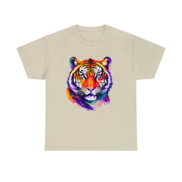 Animal Tiger Print Cotton TShirt, Big Cat Tee, Gift For Her, African Cat T-shirt, Tigress - Image 9