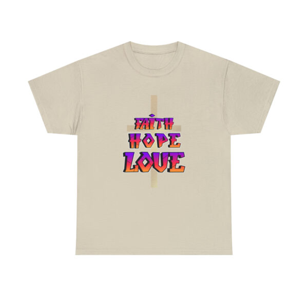 Faith Hope Love, The Cross Tshirt, Christian Shirt, Christianity Tee, Christian Inspirational, Gift For Her, Gift For Him, - Image 6