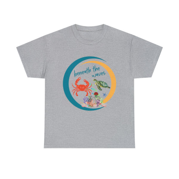 Beneath The Waves TShirt, Ocean Creatures Design, Summer Gift, Save The Planet, Beach Shirt, Gift For Her, Printed Tee, Save The Ocean - Image 8