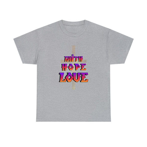 Faith Hope Love, The Cross Tshirt, Christian Shirt, Christianity Tee, Christian Inspirational, Gift For Her, Gift For Him, - Image 7