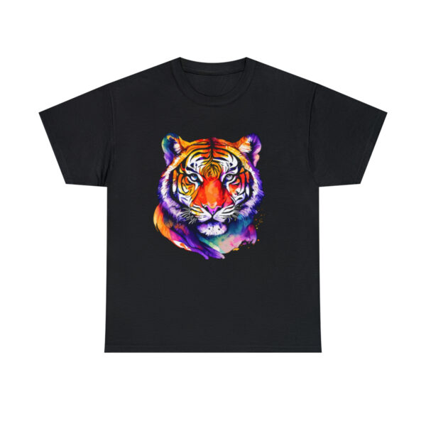 Animal Tiger Print Cotton TShirt, Big Cat Tee, Gift For Her, African Cat T-shirt, Tigress - Image 8
