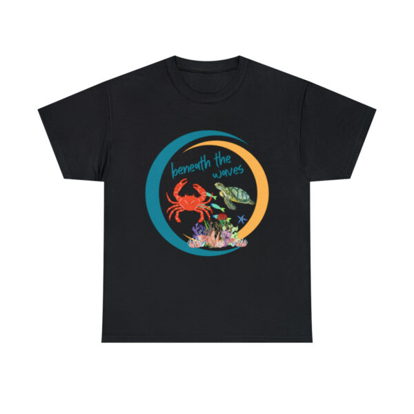 Beneath The Waves TShirt, Ocean Creatures Design, Summer Gift, Save The Planet, Beach Shirt, Gift For Her, Printed Tee, Save The Ocean - Image 7