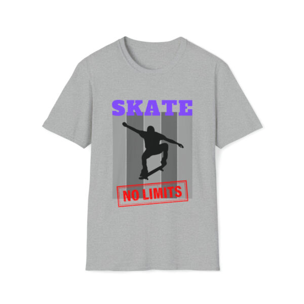 Skate T-Shirt, Skateboard Tee, Mens Tshirt, Softstyle Tee, Gift For Him, Gift For Her - Image 4