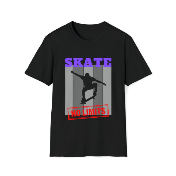 Skate T-Shirt, Skateboard Tee, Mens Tshirt, Softstyle Tee, Gift For Him, Gift For Her - Image 3