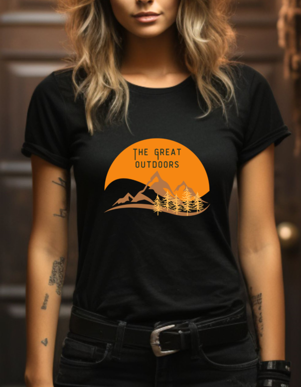 The Great Outdoors, Camping Adventure, Outback Tshirt, Gift For Him, Gift For Her, Printed Shirt, Hiking T-Shirt, Mountain Outdoors Tee - Image 4