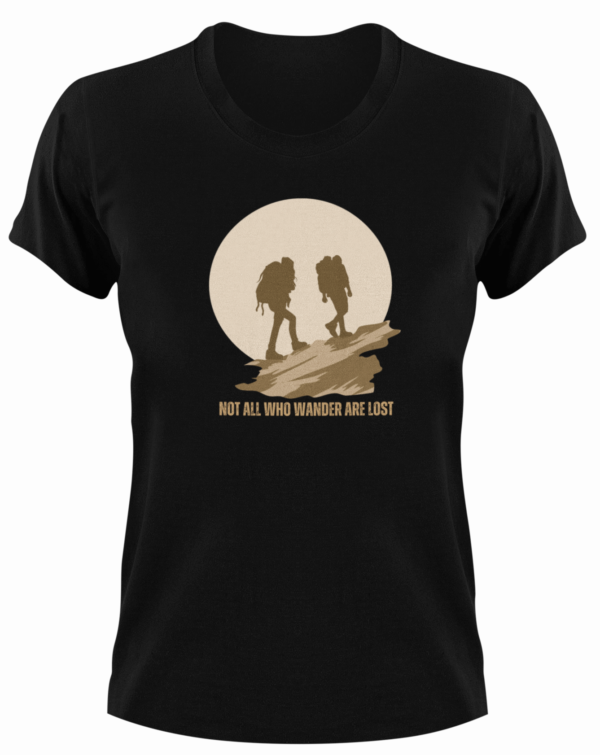 Not All Who Wander Are Lost Outdoors Tshirt, Hiking, Bushwalking Tee, Camping T-Shirt