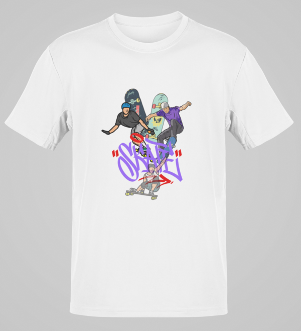 Skateboard or Skate TShirt, Skate T-Shirt, Skateboard Tee, Mens Tshirt, Softstyle Tee, Gift For Him, Gift For Her