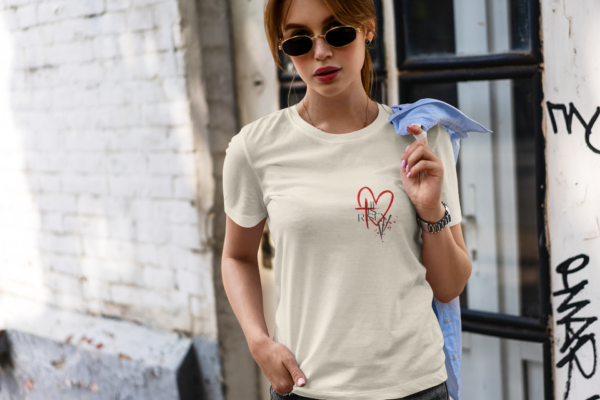 He Is Risen T-Shirt, The Cross Tshirt, Christian Shirt, Christianity Tee, Inspirational, Gift For Her, Gift For Him - Image 4