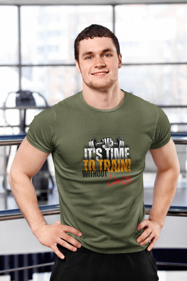 Gym T-Shirt, Train Without Limits Tee, Mens Tshirt, Weightlifting Shirt, Exercise Clothing, Fathers Day Gift, Softstyle Tee - Image 7