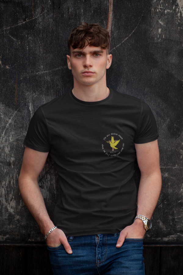 You Will Receive Power, Acts 1:8 T-Shirt, The Cross Tshirt, Christian Shirt, Christianity Tee, Inspirational, Gift For Her, Gift For Him - Image 3
