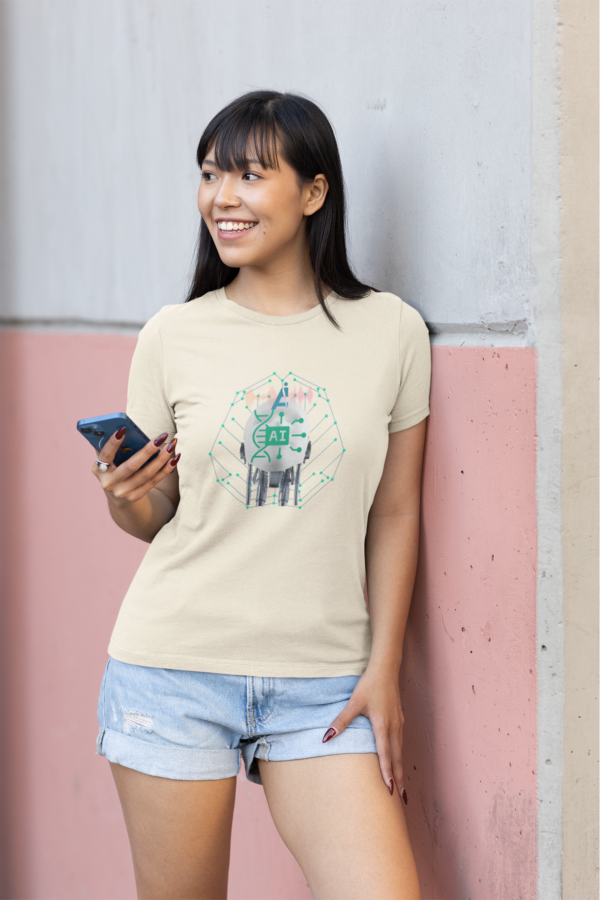 Artificial Intelligence, AI T-shirt, Printed Tee, Techno Tshirt Gift, Gift for him, Digital Images, Generated - Image 3
