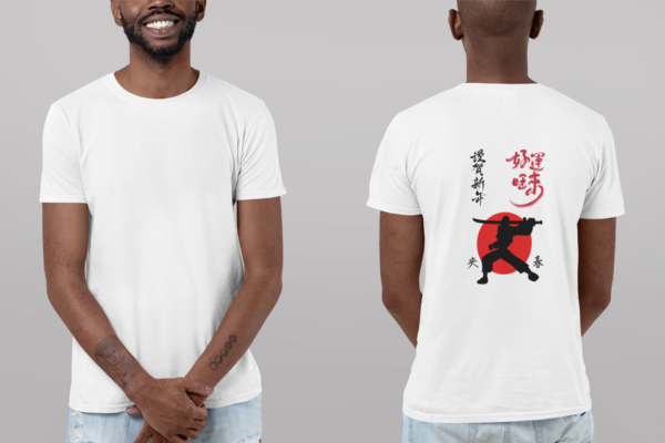 Ninja Shirt, Anime Tee, Streetwear T-shirt,  Mens Samurai tshirt, Womens Tee, Japanese gifts, Japan print, japanese sword, samurai figure - Image 6