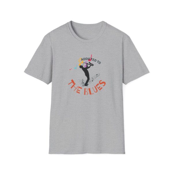 Saxophone Tee, Addicted To The Blues Shirt, Sax Tshirt, Blues Sax T-shirt, Gift For Him, Gift For Her - Image 8