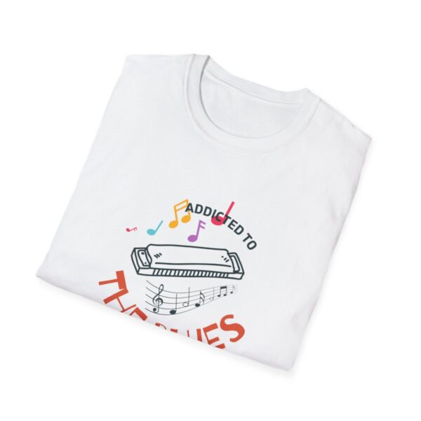 Harmonica Tee, Addicted To The Blues Shirt, Blues Band Tshirt, Mouth Organ T-shirt, Musician, Blues Music - Image 8
