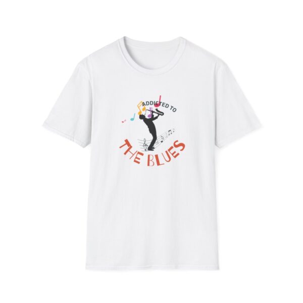 Saxophone Tee, Addicted To The Blues Shirt, Sax Tshirt, Blues Sax T-shirt, Gift For Him, Gift For Her - Image 6