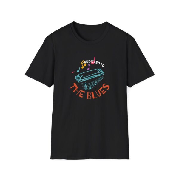 Harmonica Tee, Addicted To The Blues Shirt, Blues Band Tshirt, Mouth Organ T-shirt, Musician, Blues Music - Image 9
