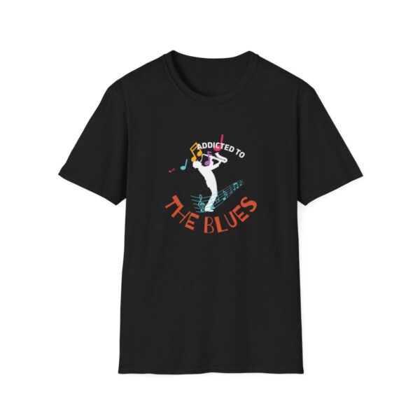 Saxophone Tee, Addicted To The Blues Shirt, Sax Tshirt, Blues Sax T-shirt, Gift For Him, Gift For Her - Image 7