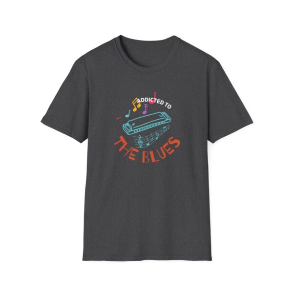 Harmonica Tee, Addicted To The Blues Shirt, Blues Band Tshirt, Mouth Organ T-shirt, Musician, Blues Music - Image 11