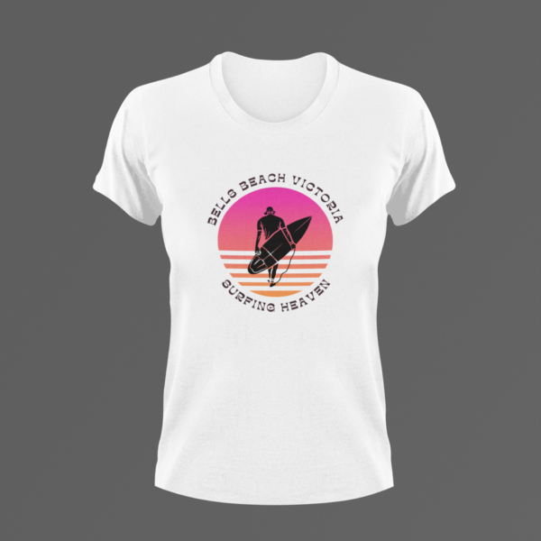 Bells Beach Surfing Tshirt, Surfing T-Shirt, Summer Surf Gift, Surfing Surfboard, Beach Vibes Tee, Summer Shirt