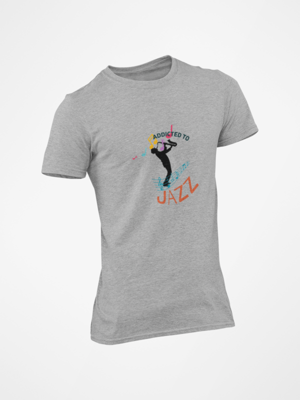 Saxophone Tee, Addicted To Jazz Shirt, Sax Tshirt, Jazz Sax T-shirt, Gift For Him, Gift For Her, Jazz Woodwind - Image 4