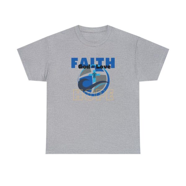 Faith God = Love, The Cross Tshirt, Christian Shirt, Christianity Tee, Christian Inspirational, Gift For Her, Gift For Him, Jesus Christ - Image 8