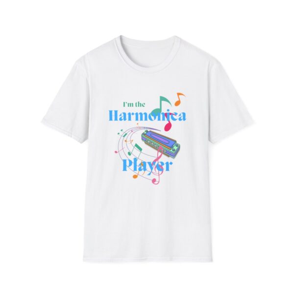 Harmonica Shirt, I'm The Harmonica Player Tshirt, Mouthorgan Tee, Harp T-shirt, Gift For Him, Gift For Her, Harmonica Music Tshirt - Image 7