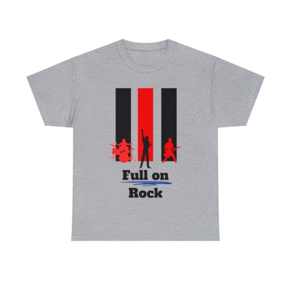 Full on Rock T Shirt, Guitar Tee, Drums Shirt, Bass Guitar T-Shirt, Rock n Roll, Heavy Metal Tee, Rock Tshirt, Gift For Him, Gift For Her - Image 6