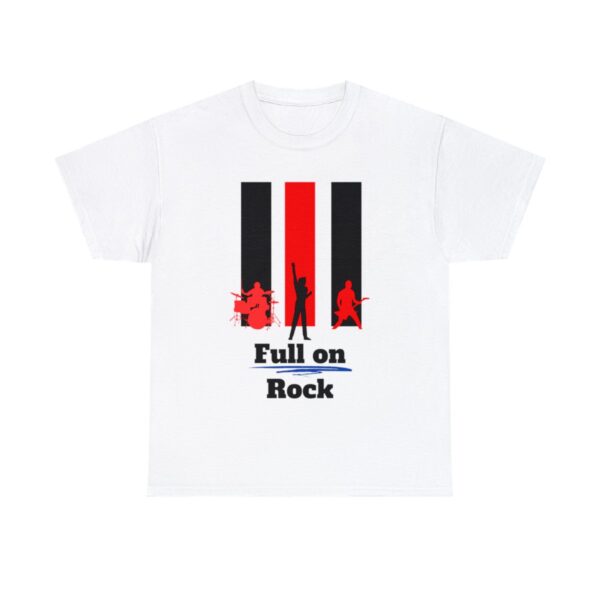 Full on Rock T Shirt, Guitar Tee, Drums Shirt, Bass Guitar T-Shirt, Rock n Roll, Heavy Metal Tee, Rock Tshirt, Gift For Him, Gift For Her - Image 2