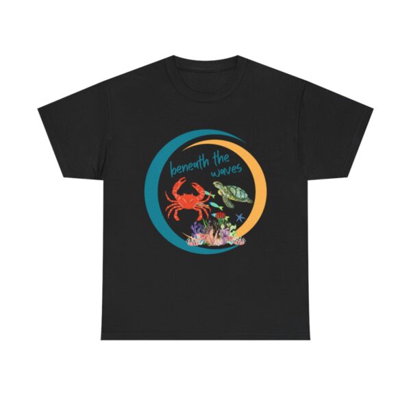 Beneath The Waves TShirt, Ocean Creatures Design, Summer Gift, Save The Planet, Save The Ocean - Image 4