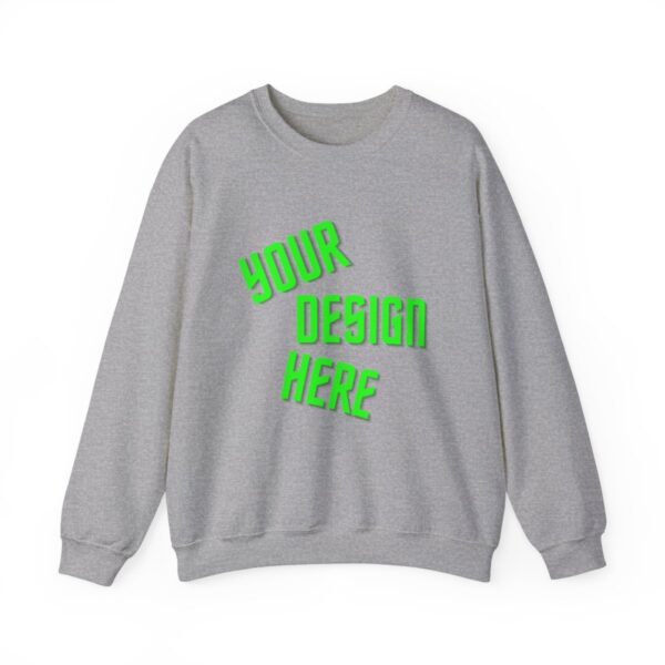 Custom Design Name Sweatshirt, Personalised Sweater, Customised Unisex Jumper, Custom Photo on Sweatshirt - Image 4