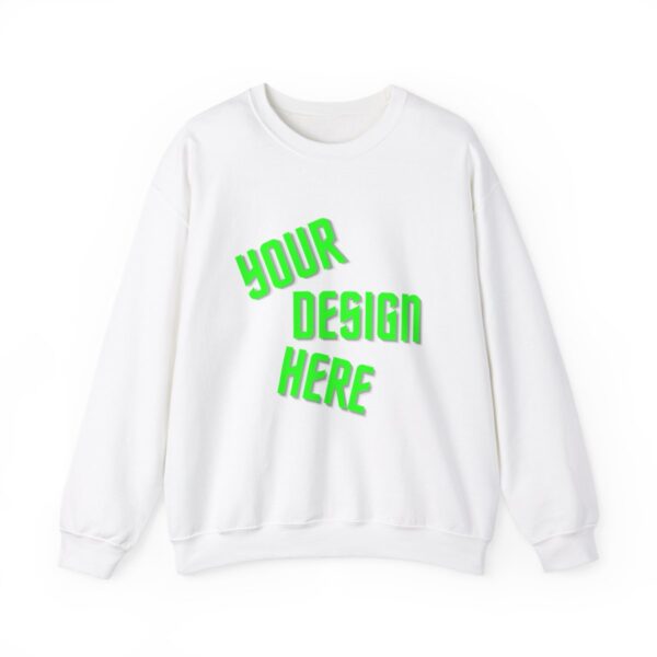 Custom Design Name Sweatshirt, Personalised Sweater, Customised Unisex Jumper, Custom Photo on Sweatshirt - Image 3