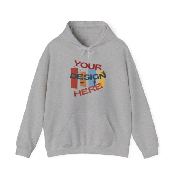 Custom Design Name Hoodie, Personalised Sweater, Customised Unisex Jumper, Custom Photo on Hooded Sweatshirt - Image 4